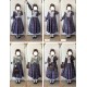 Iris De Nuit Angelonia Flower Wall Blouse JSKs and One Piece(Reservation/2 Colours/Full Payment Without Shipping)